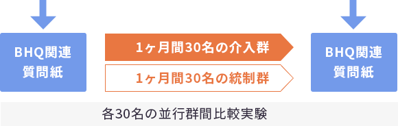 簡易BHQ製品評価を表した図